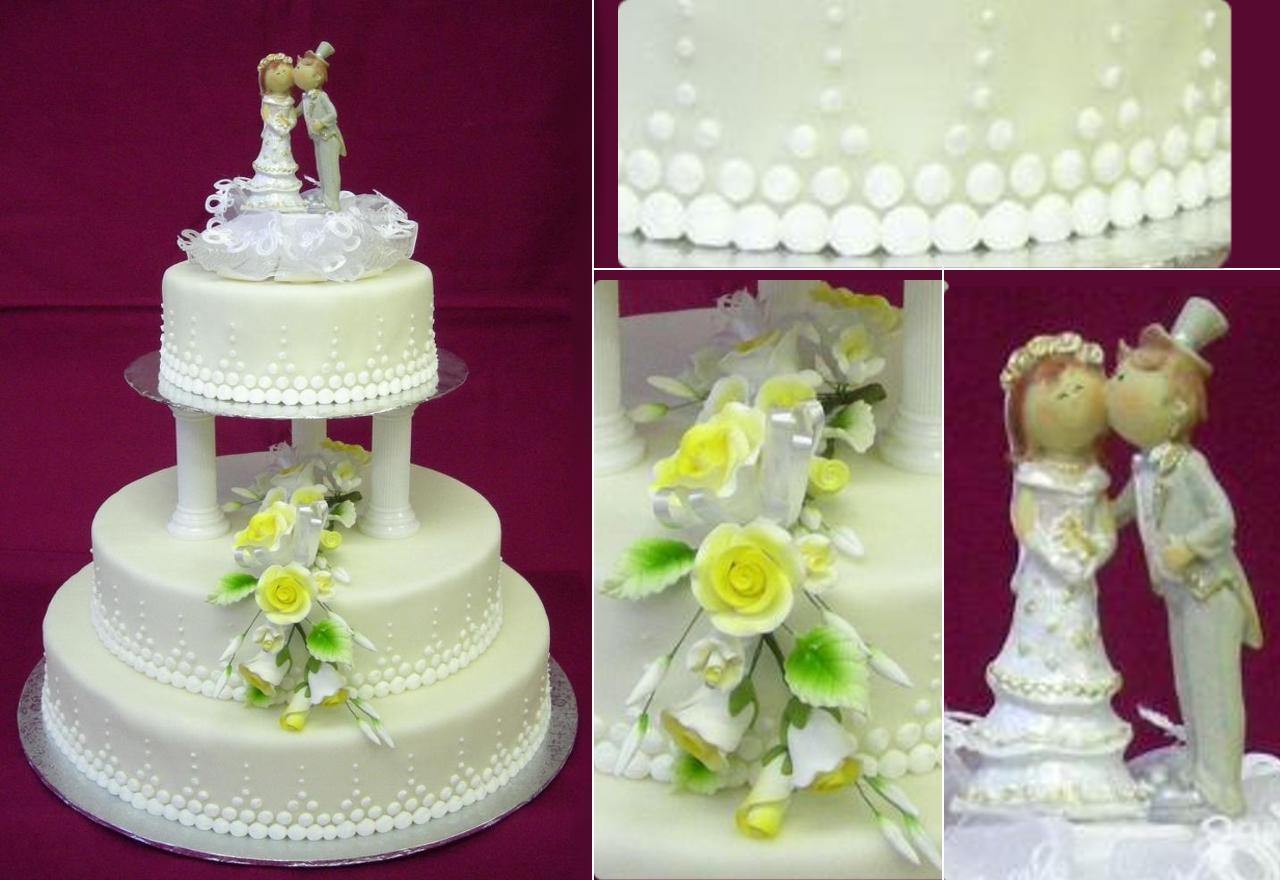 H.A.E.01 Hochzeitstorte mit S&auml;ulen