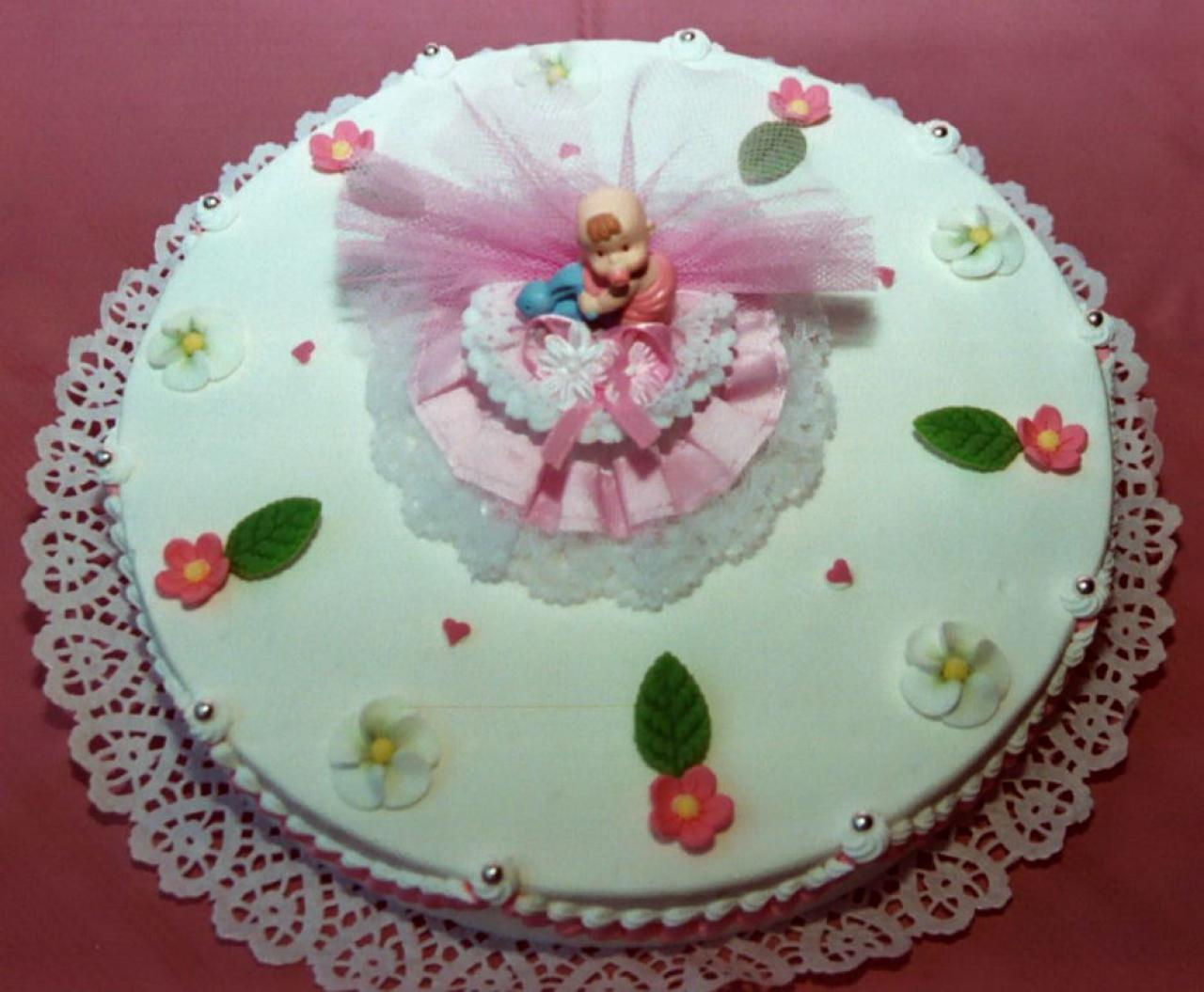 S.21 Sondertorte zur Taufe "M&auml;dchen"