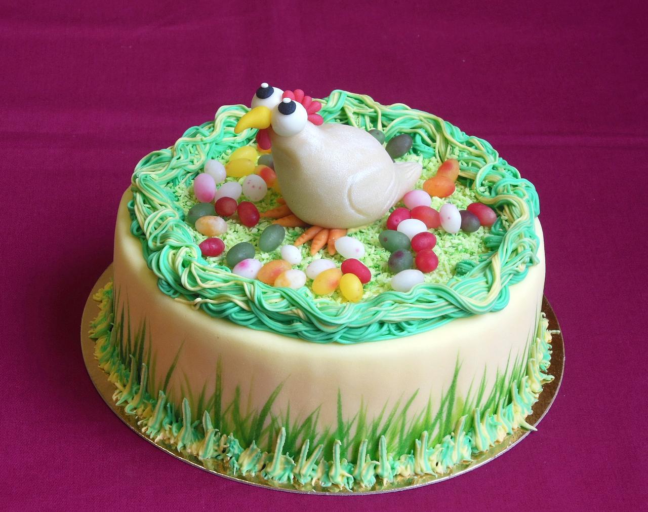 O.13 Ostertorte "Huhn im Nest"