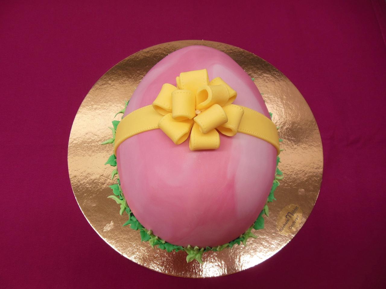 O.14 Osterei mit Schleife