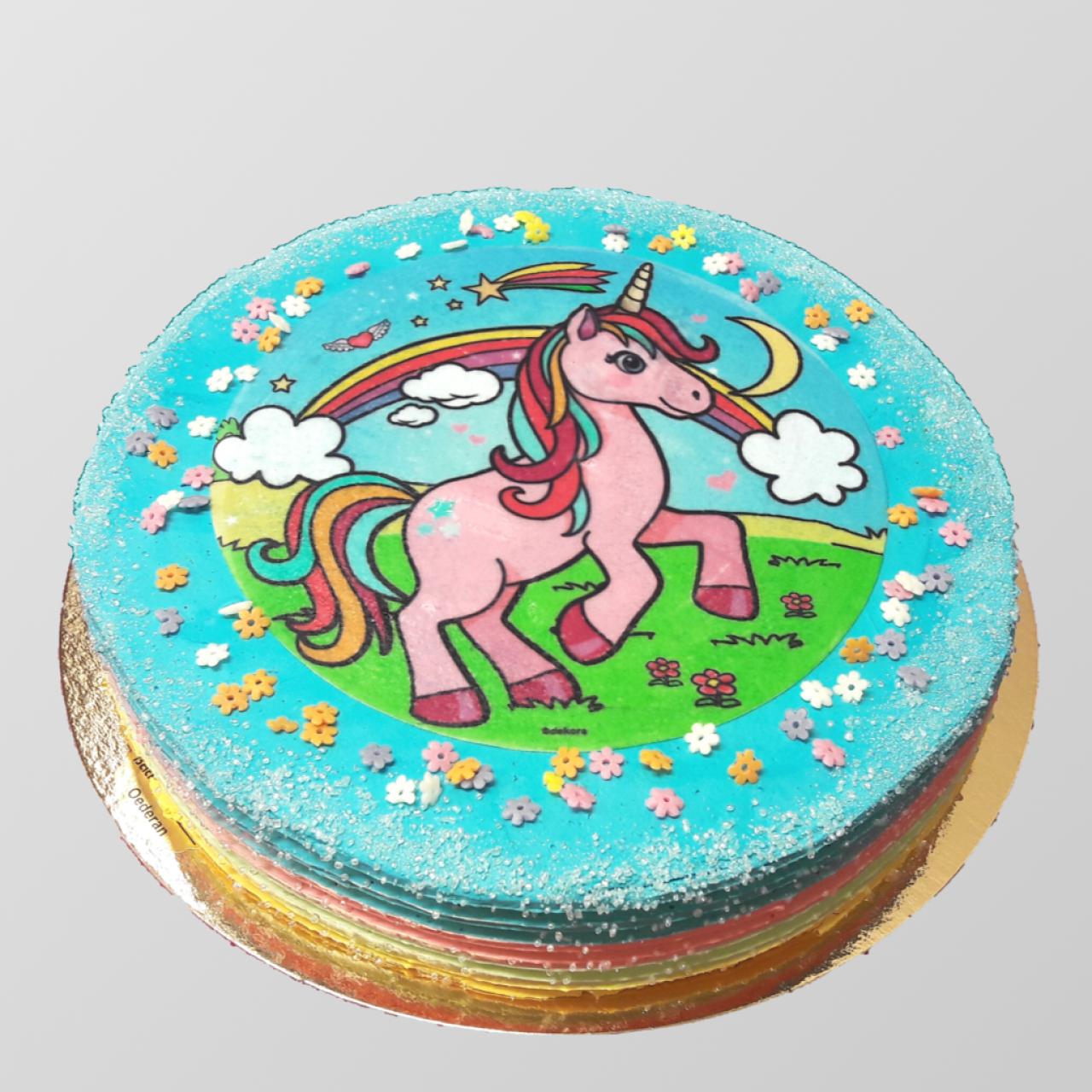 G.58 Geburtstagstorte mit Einhorn