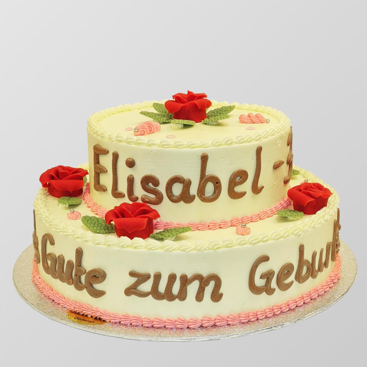 G.A.01 Geburtstags- Aufsatztorte