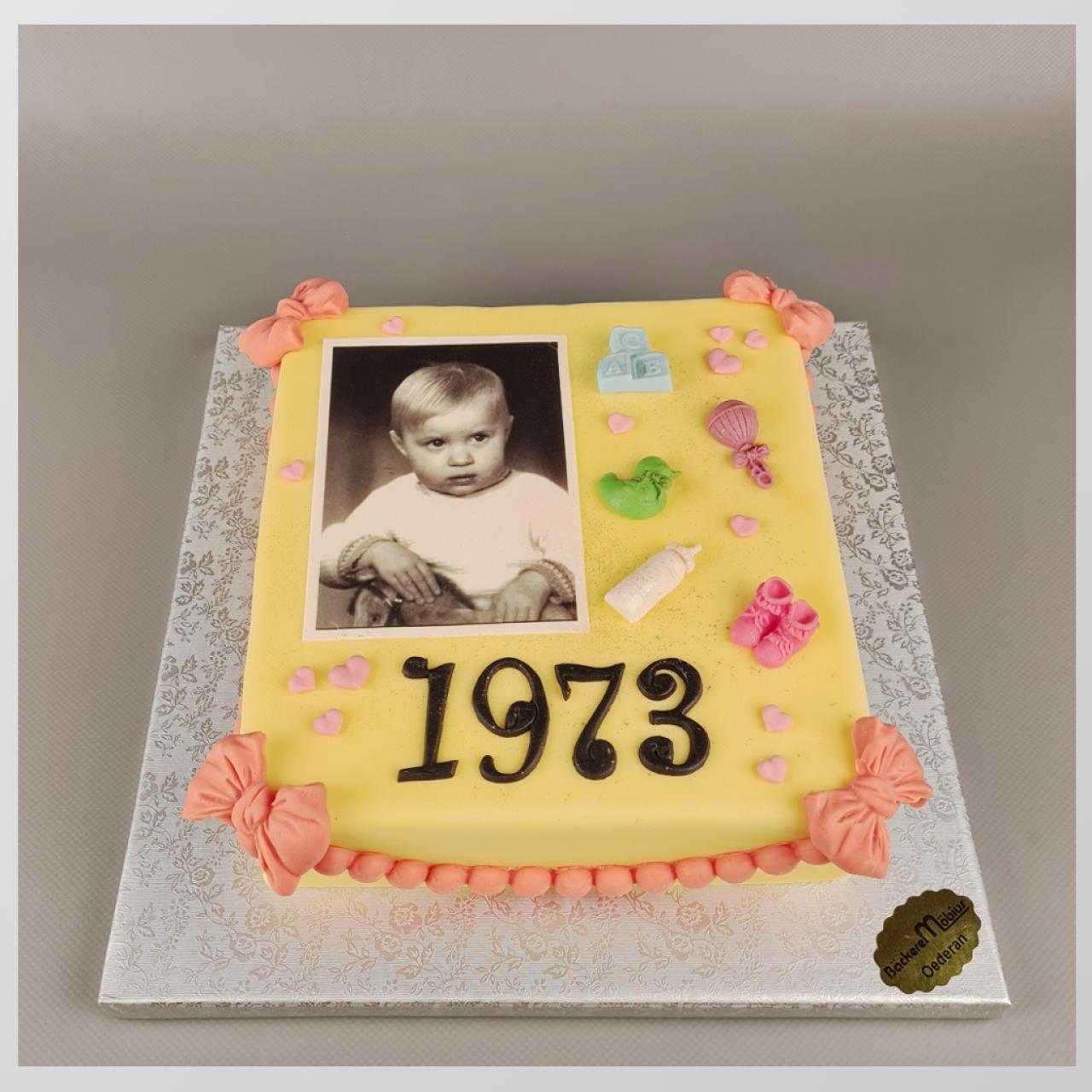 G.71 Geburtstagstorte mit Fotodruck