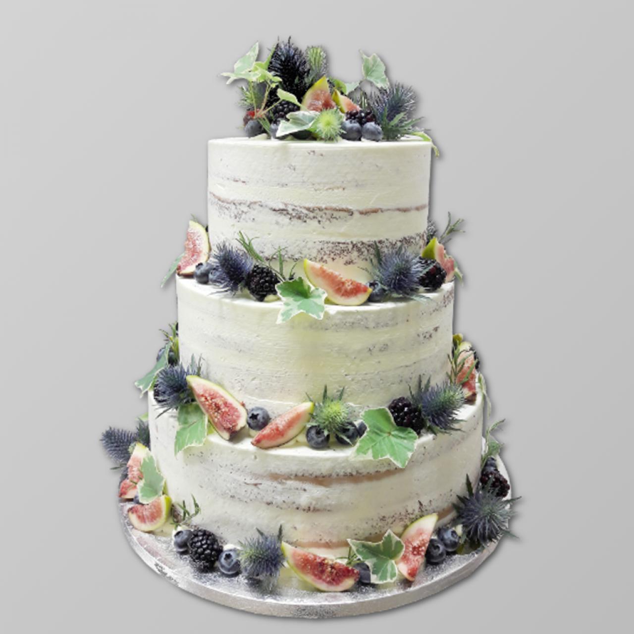 H.A.45 Hochzeitstorte "Semi Naked Cake"
