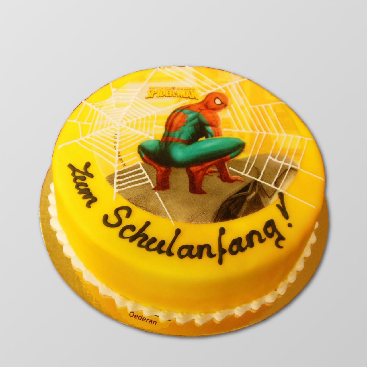 S.A.21 Schulanfangstorte "Spiderman"