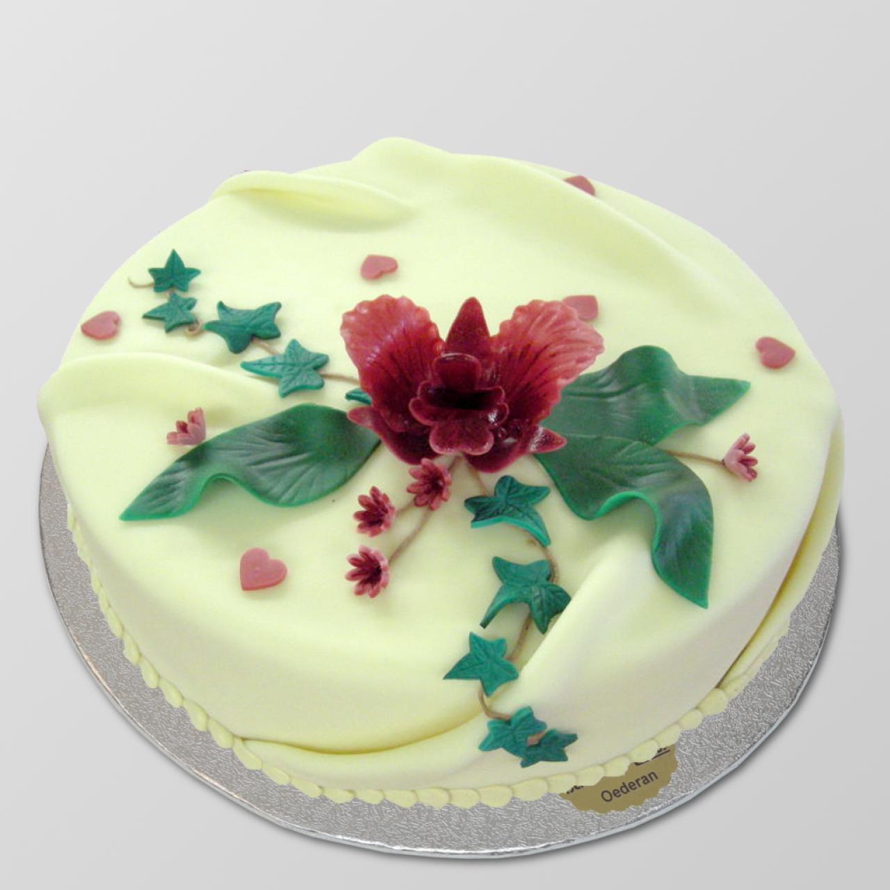 H.20 Hochzeitstorte mit Orchidee